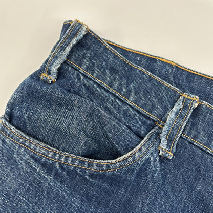 LEVI'S Vintage 646-0217 42TALON Orange Tab Bottoms Indigo