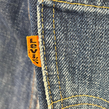 LEVI'S Vintage 646-0217 42TALON Orange Tab Bottoms Indigo