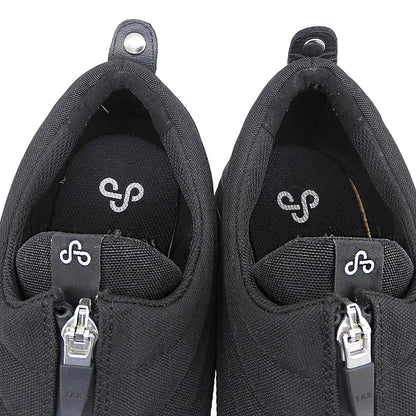 OAO FOUNTAIN Center Zip Design Low Sneakers Black Size 27