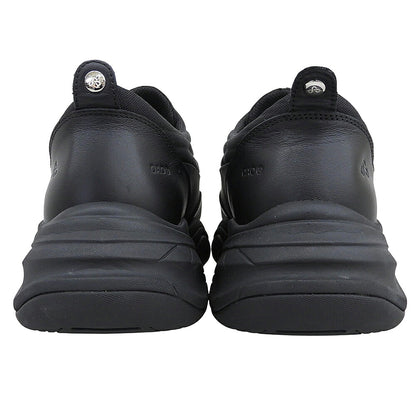 OAO FOUNTAIN Center Zip Design Low Sneakers Black Size 27
