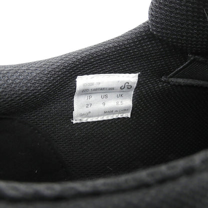 OAO FOUNTAIN Center Zip Design Low Sneakers Black Size 27