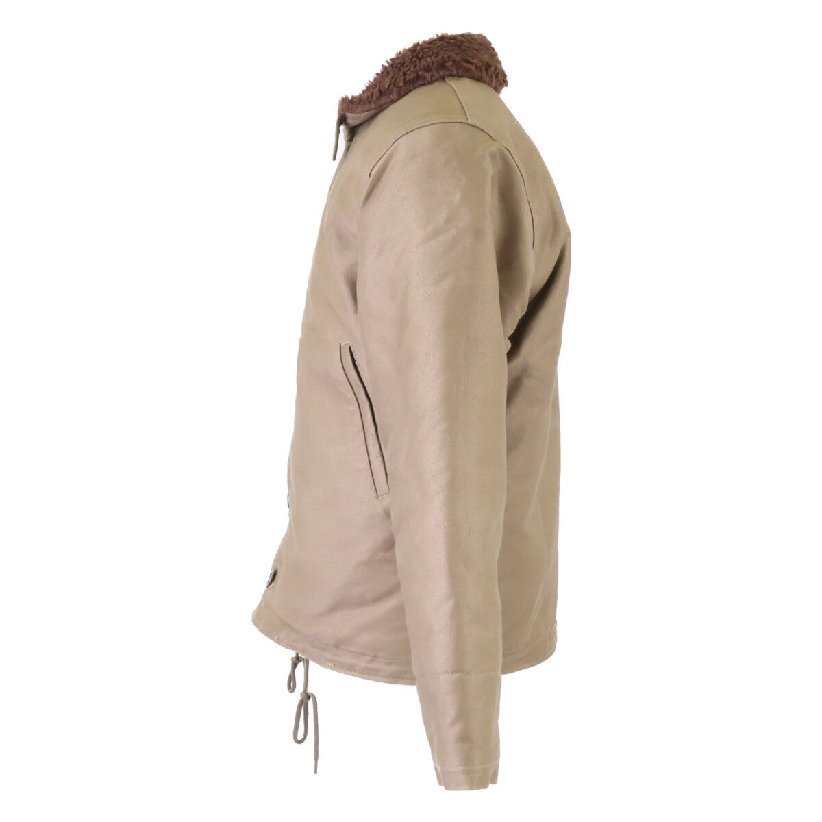 WAREHOUSE U.S.NAVY N-1 Deck Jacket Khaki Cotton Size 36