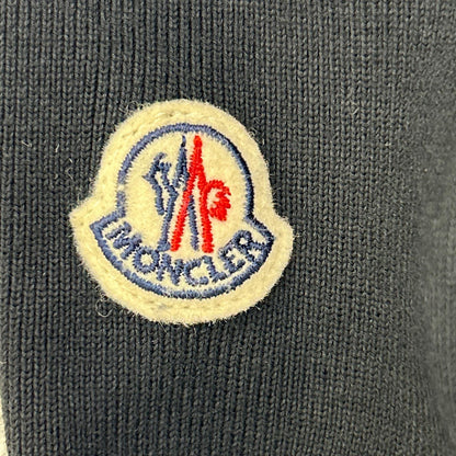 MONCLER '20 Tricot Cardigan Nylon Hooded Jacket Size M