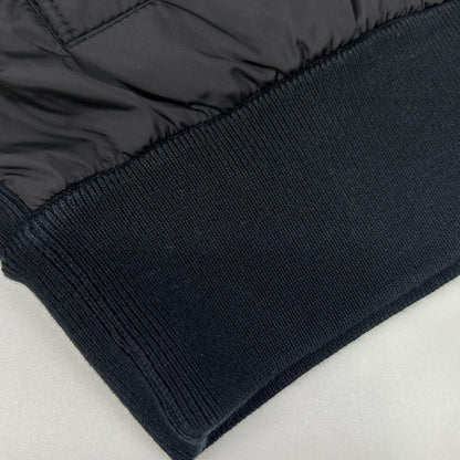 MONCLER '20 Tricot Cardigan Nylon Hooded Jacket Size M