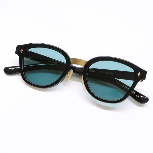 ayame NEWOLD EX BK Combo Boston-Shape Sunglasses Size 49X21