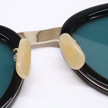 ayame NEWOLD EX BK Combo Boston-Shape Sunglasses Size 49X21