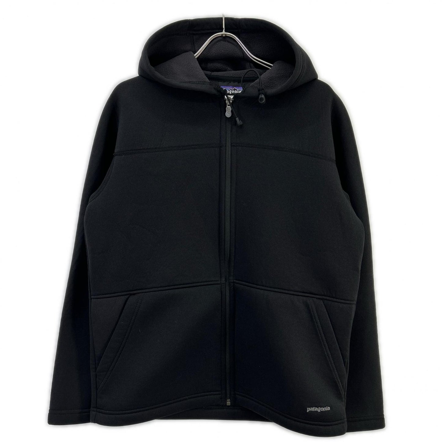 Patagonia Black Double-Top Zip-Up Hoodie Jacket Size M