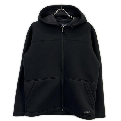 Patagonia Black Double-Top Zip-Up Hoodie Jacket Size M
