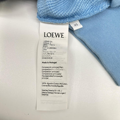 LOEWE Ghibli Totoro Front Print Hoodie Light Blue Size XS