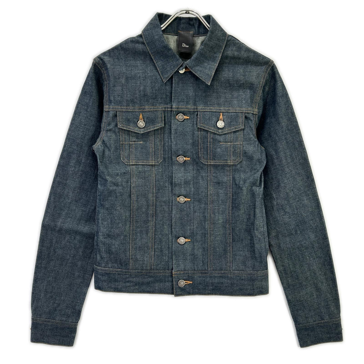 Dior HOMME Cotton Trucker Denim Jacket Indigo Size 44