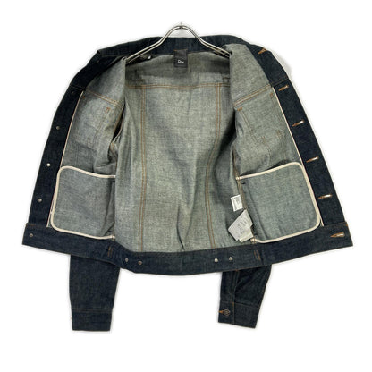 Dior HOMME Cotton Trucker Denim Jacket Indigo Size 44