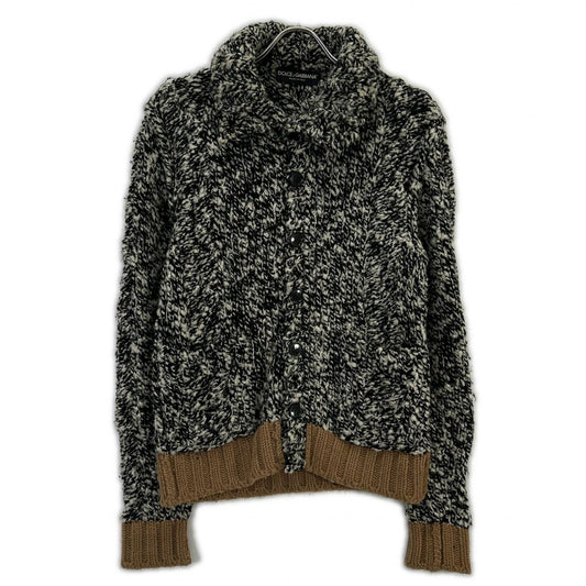 DOLCE&GABBANA Alpaca Wool Cable Knit Sweater Multi Size 44