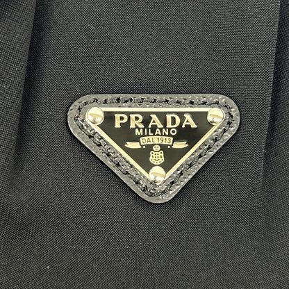 PRADA 21 UJL188 Geometric Triangle T-Shirt Black Size XS