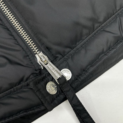 DSQUARED2 Black Nylon Metal Logo Double Down Jacket Size 46