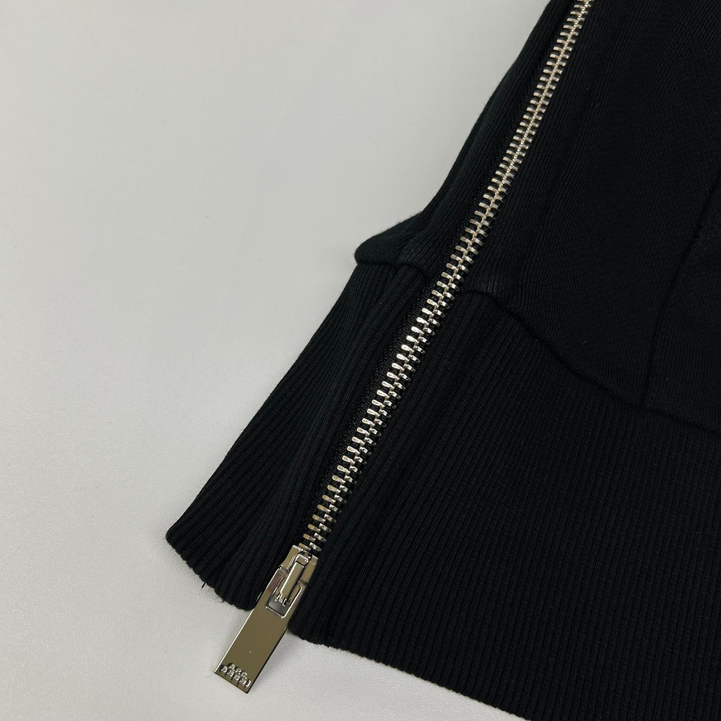 A.P.C. x sacai Black Front Print Hoodie Size XXS