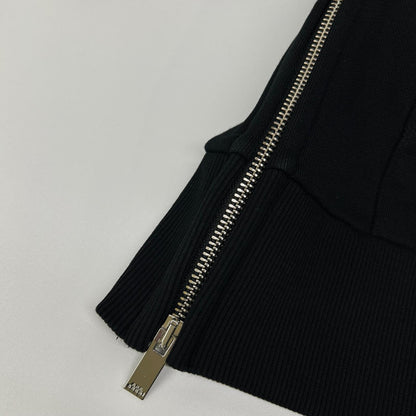 A.P.C. x sacai Black Front Print Hoodie Size XXS