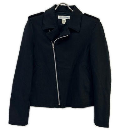 COMMEdesGARCONS SHIRT 11AW Wool Double Riders Jacket Size XS