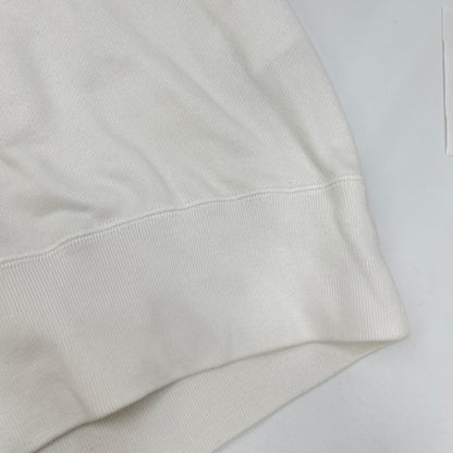 sacai x KAWS 21SS White Flock Print Hoodie Size 1
