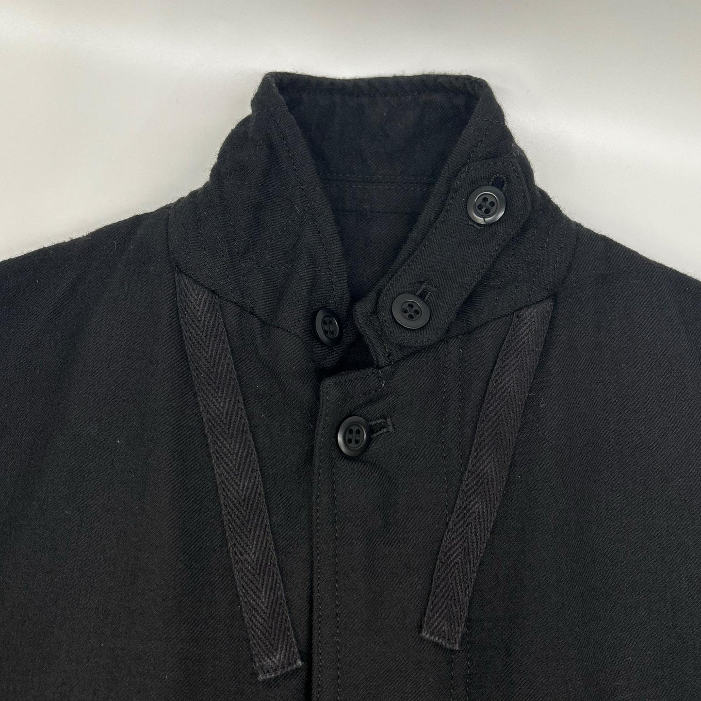 COMMEdesGARCONS HOMME 13AW Garment-Dyed Jacket Black Size XS