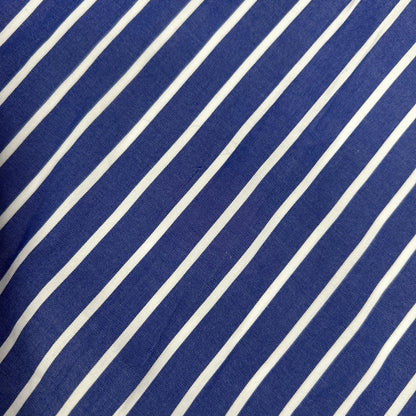 sacai 21 Blue Stripe Long Sleeve Button Shirt Size 1