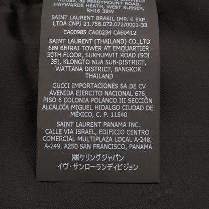 SAINT LAURENT PARIS Wool Teddy Jacket White/Black Size 44