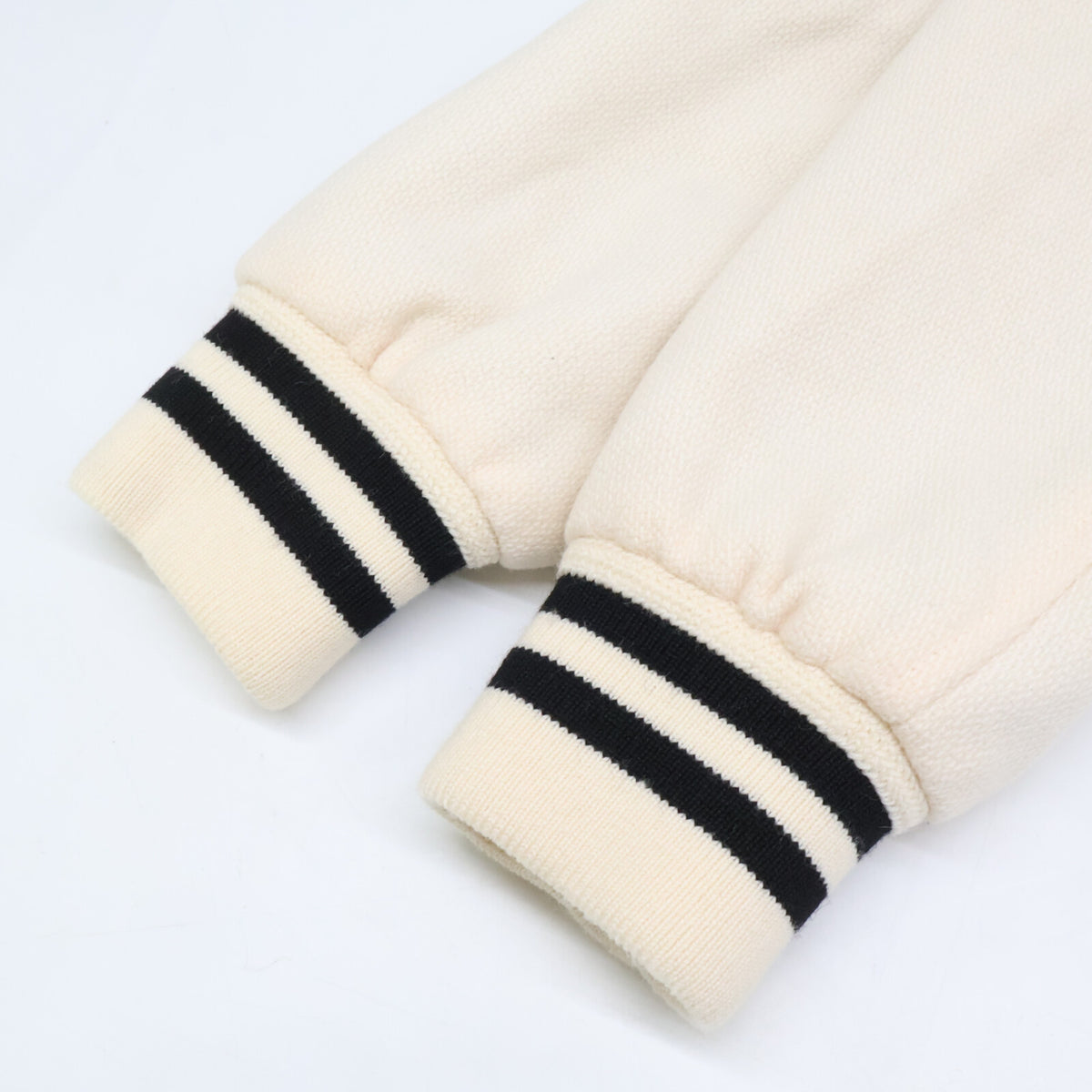 SAINT LAURENT PARIS Wool Teddy Jacket White/Black Size 44