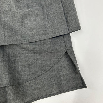 sacai '22 Grey Suiting Layered Shirt Size 1