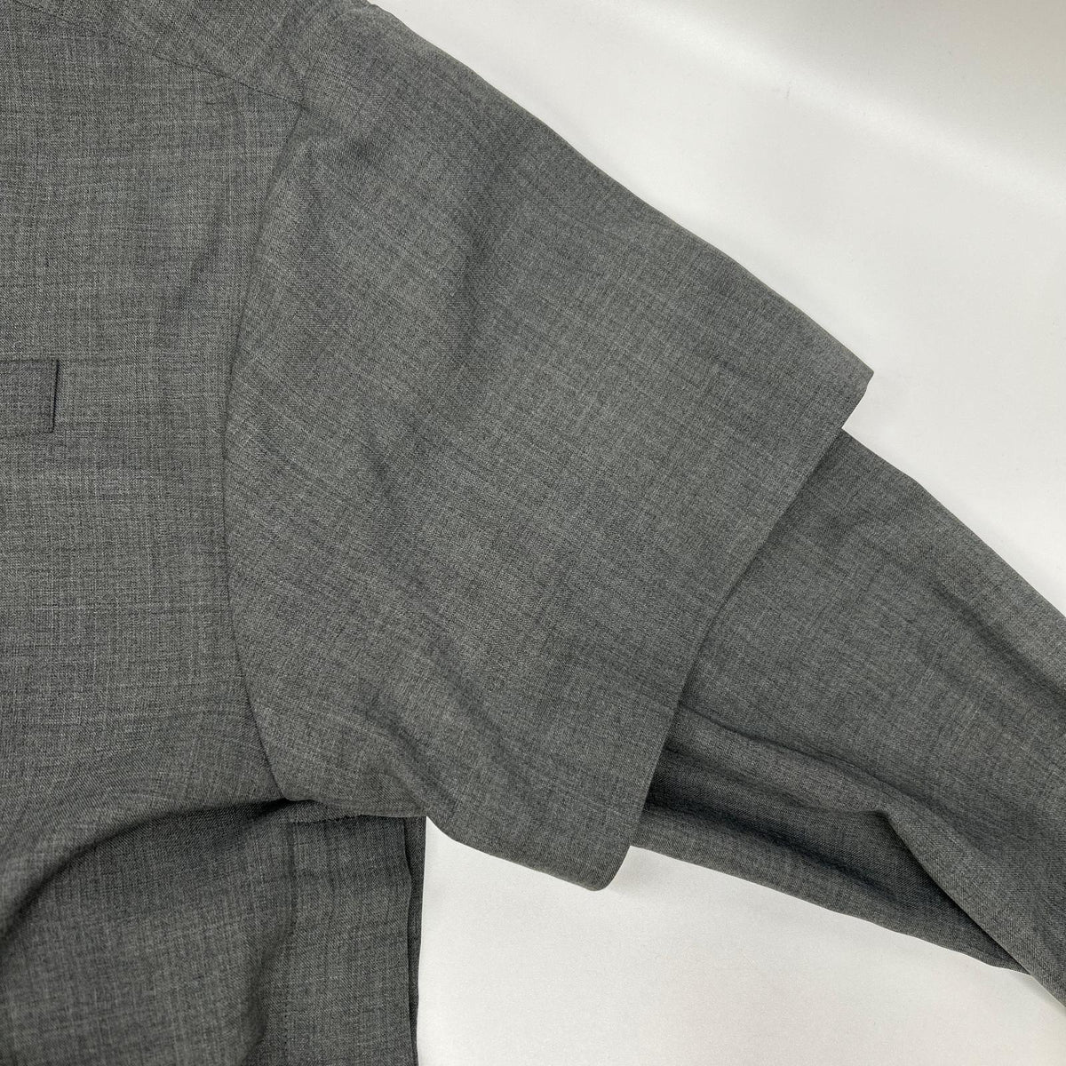 sacai '22 Grey Suiting Layered Shirt Size 1