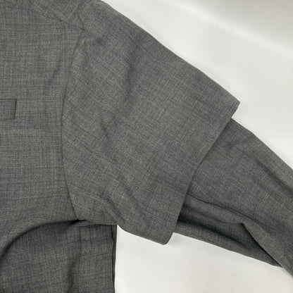 sacai '22 Grey Suiting Layered Shirt Size 1