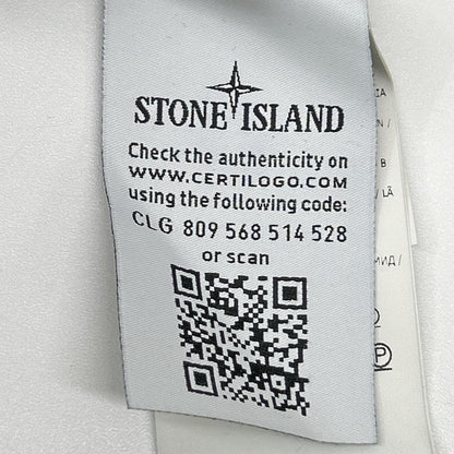 STONE ISLAND 18AW Wool Crewneck Long Knit Ivory Size L