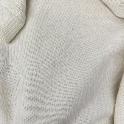 STONE ISLAND 18AW Wool Crewneck Long Knit Ivory Size L
