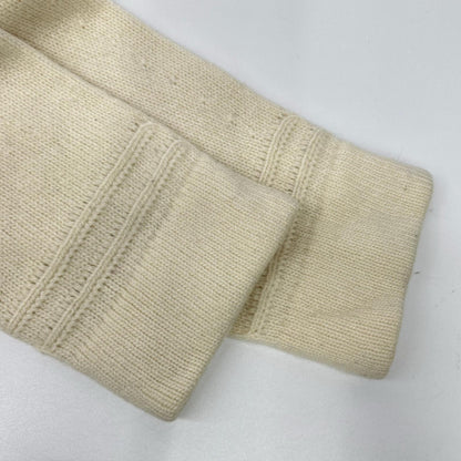 STONE ISLAND 18AW Wool Crewneck Long Knit Ivory Size L