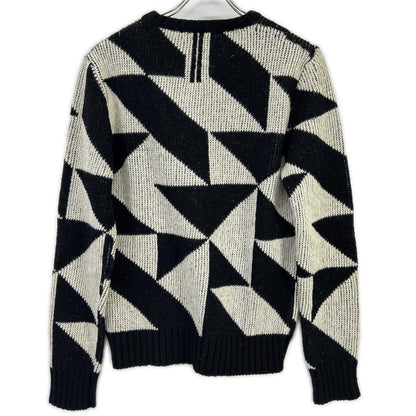 SAINT LAURENT PARIS 15FW Hedi-era Geometric Knit Size S