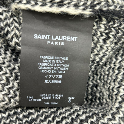 SAINT LAURENT PARIS 15FW Hedi-era Geometric Knit Size S