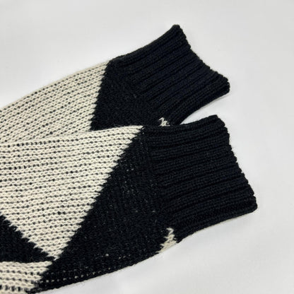 SAINT LAURENT PARIS 15FW Hedi-era Geometric Knit Size S