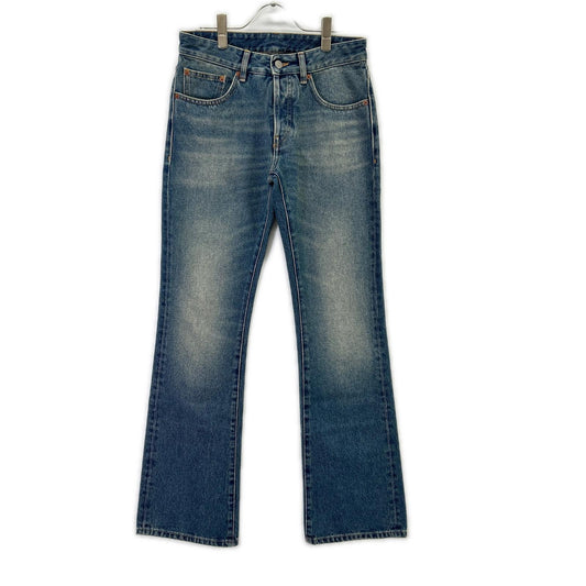 MM6 24 Light Blue Button-Fly Denim Jeans Size 28