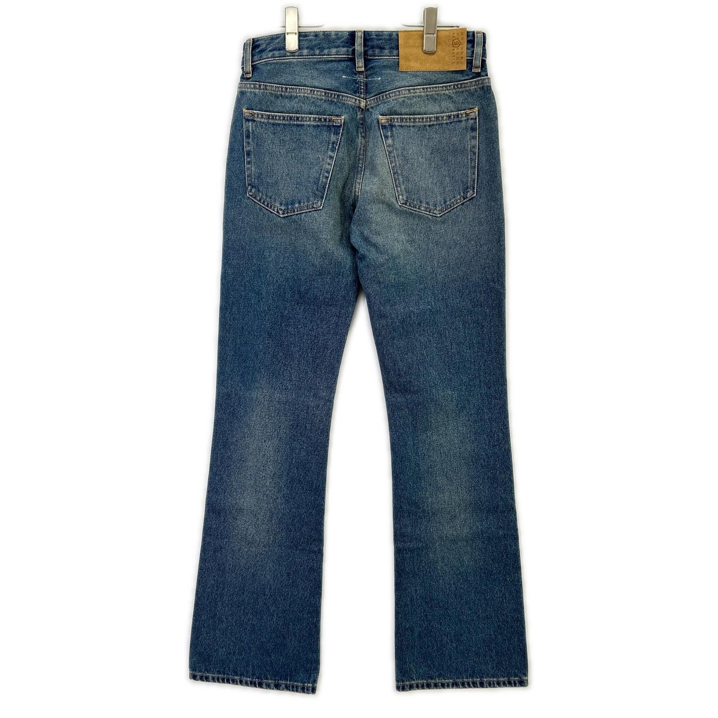 MM6 24 Light Blue Button-Fly Denim Jeans Size 28