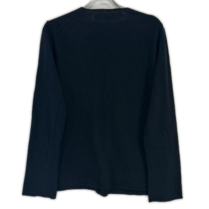 PLAYCOMMEdesGARCONS Black Embroidered Sleeve Knit Size S