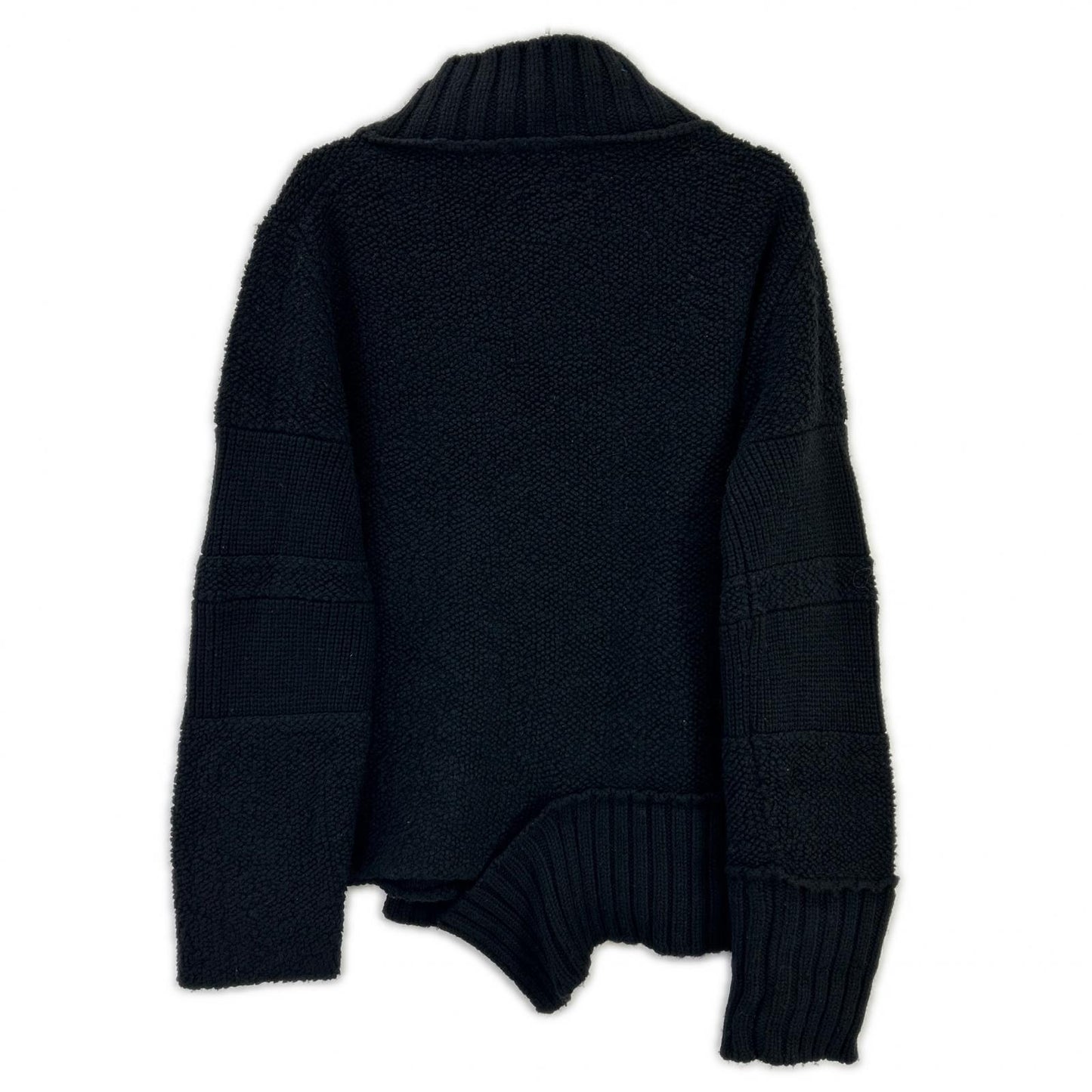 sacai Docking Wool Knit Pullover Blue Size 1