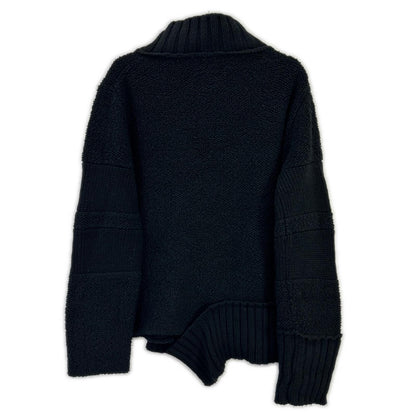sacai Docking Wool Knit Pullover Blue Size 1