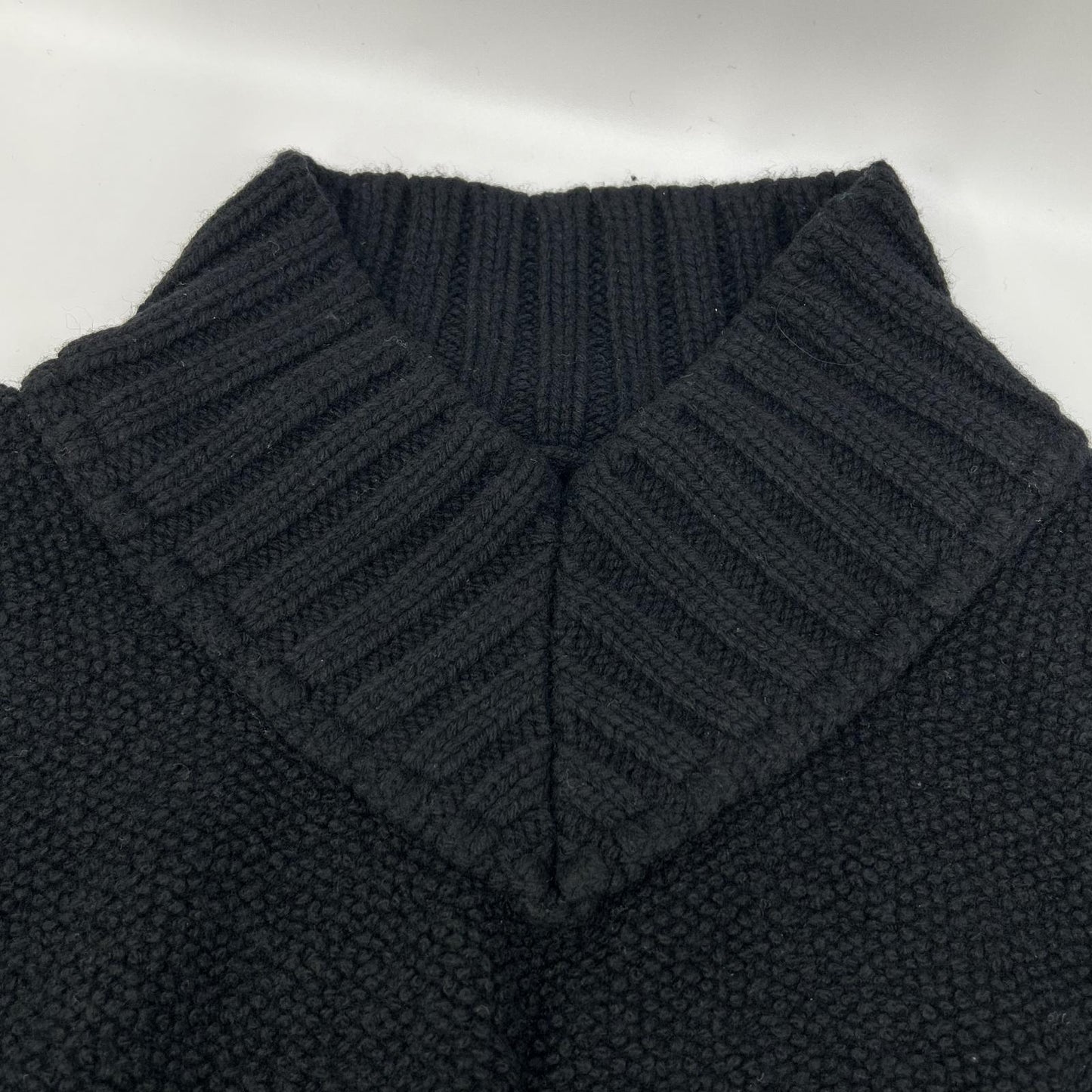 sacai Docking Wool Knit Pullover Blue Size 1