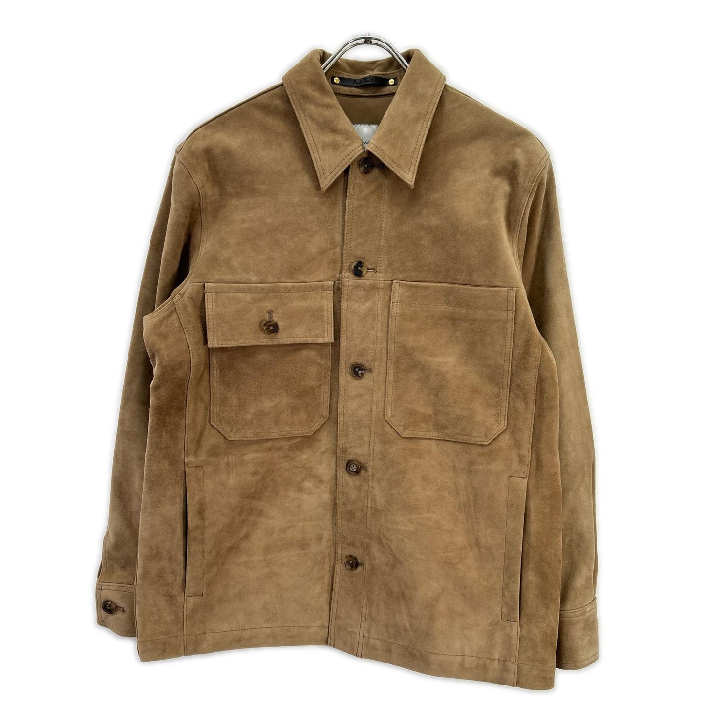 PaulSmith Suede Safari Jacket Brown Size S