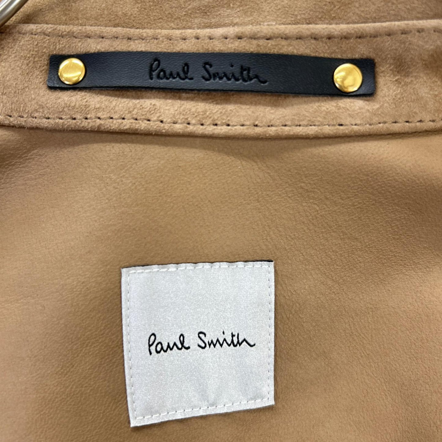PaulSmith Suede Safari Jacket Brown Size S