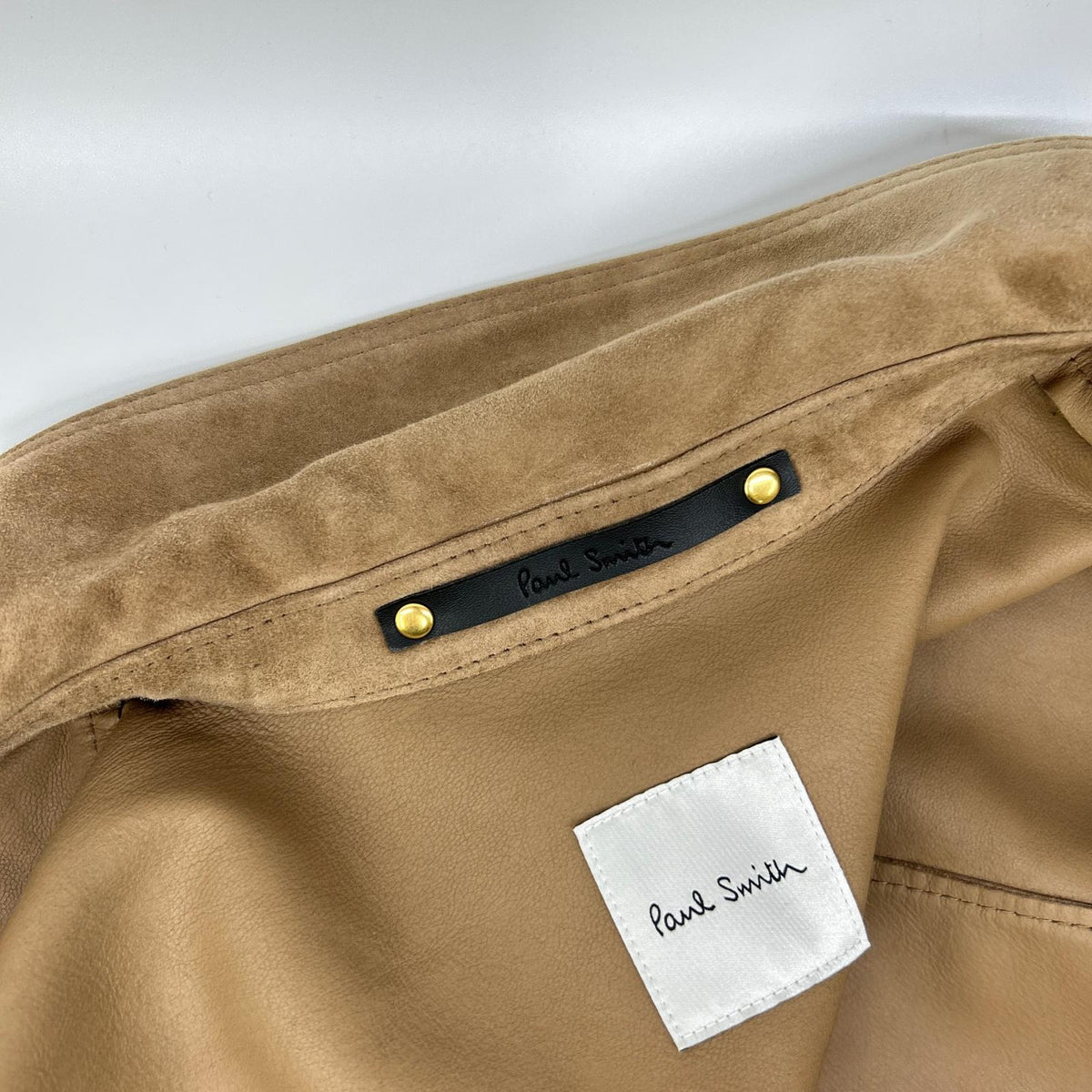 PaulSmith Suede Safari Jacket Brown Size S