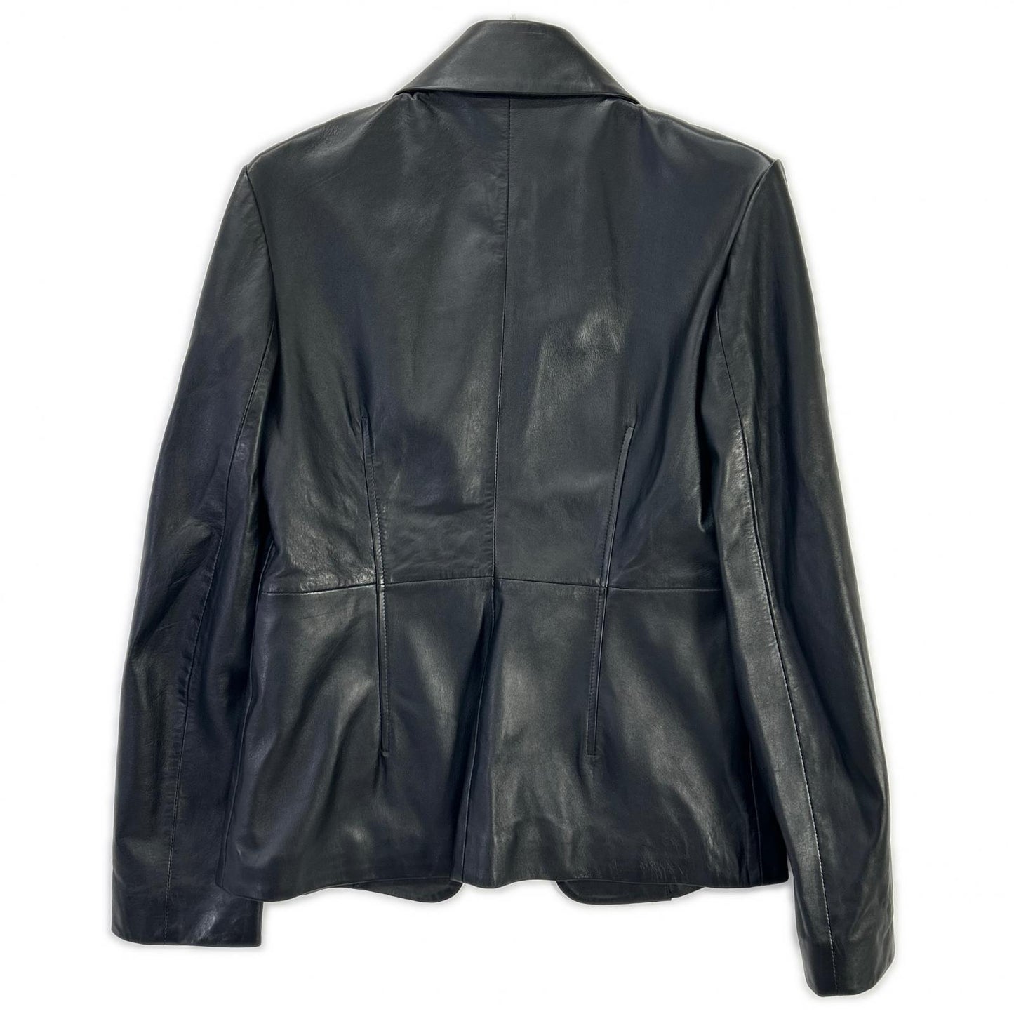 PaulSmith Sheepskin Double Zip Jacket Brown Size 42