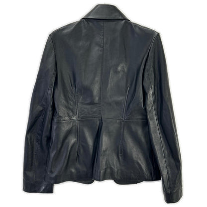 PaulSmith Sheepskin Double Zip Jacket Brown Size 42