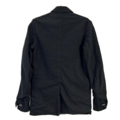 Dior HOMME Reversible Black P-Coat Size 46