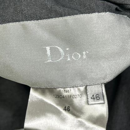 Dior HOMME Reversible Black P-Coat Size 46