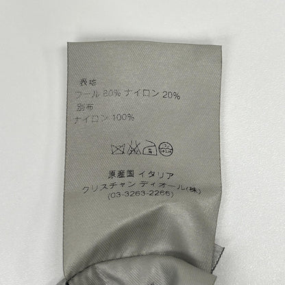 Dior HOMME Reversible Black P-Coat Size 46