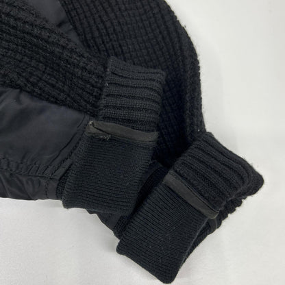 sacai Wool Docking Knit Sweater Black Size 1